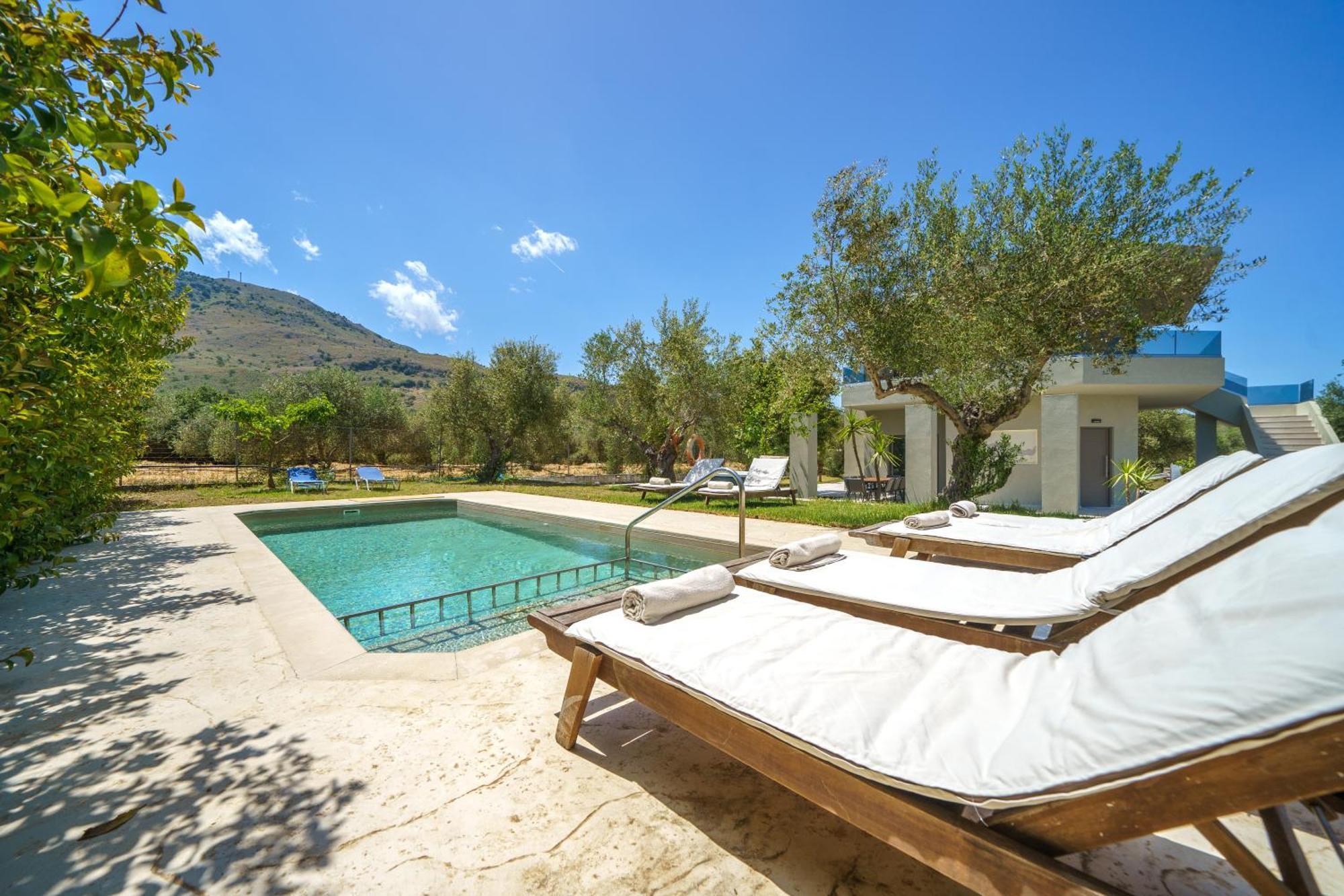 Villa Marian With Private Swimming Pool & Jacuzzi Georgioúpoli Extérieur photo